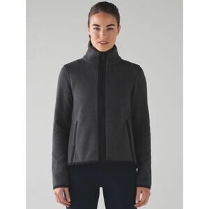 Lululemon: It's Fleecing Cold Dark Gray Full Zip Jacket